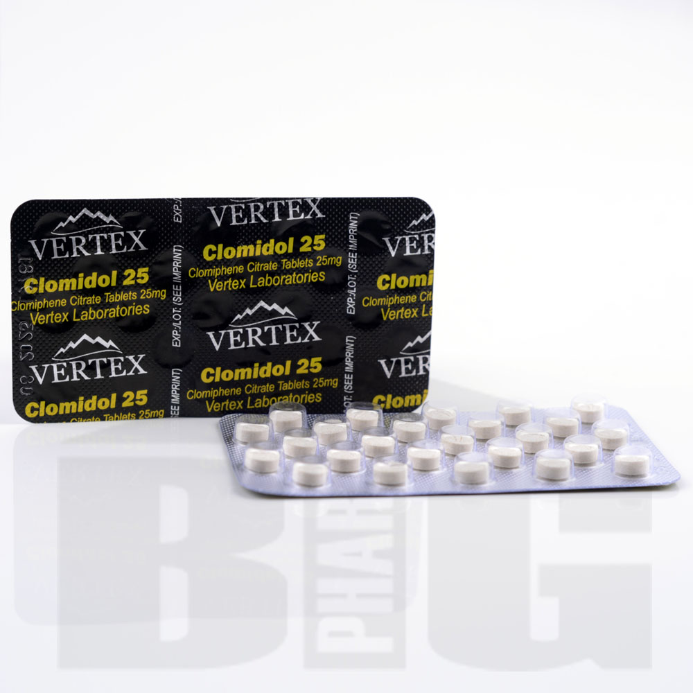 Vertex Clomidol 25 - 50 Таблеток Кломифен цитрата