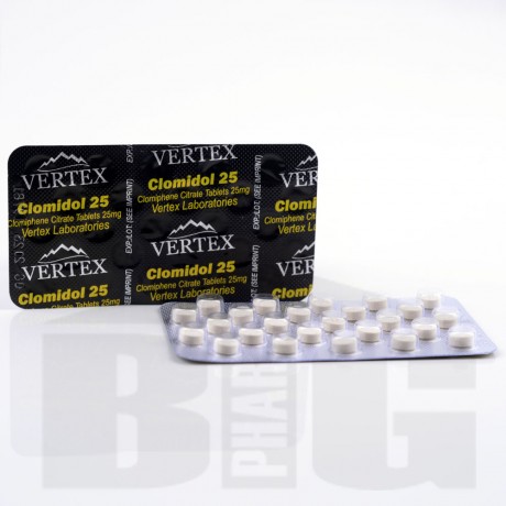 Vertex Clomidol 25 - 50 Таблеток Кломифен цитрата