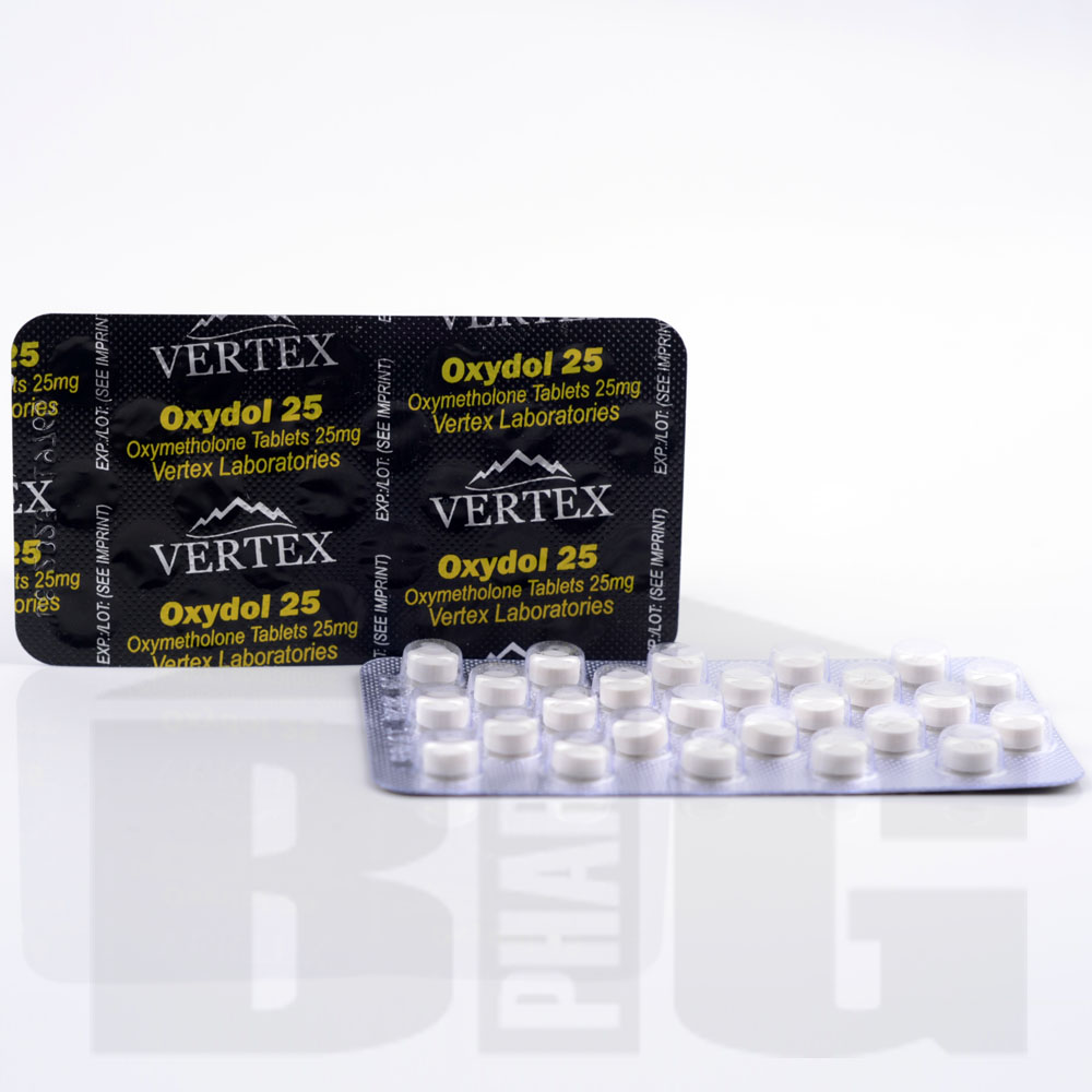 Vertex Oxydol 25 - 100 Таблеток оксиметолон